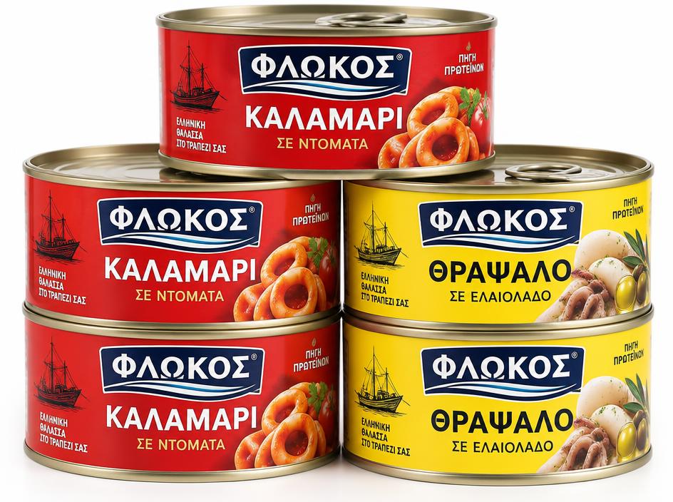 Κονσέρβες Θαλασσινών Flokos
